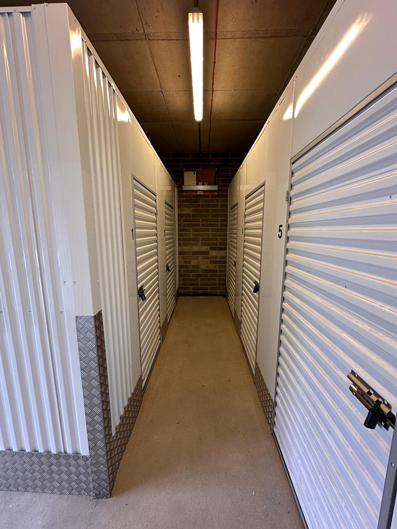 Storage units 1 to 4 with secure access